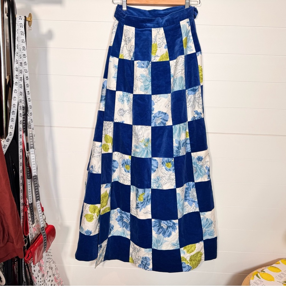 Walker Mountain Crafts Blue Patchwork Quilt Boho … - image 6